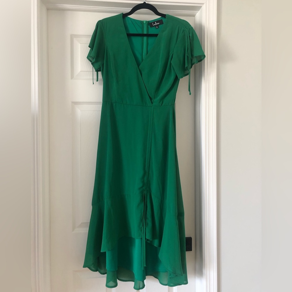 Lulus green small midi dress